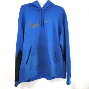 Nike Therma-Fit Blue Hooded Sweatshirt Size XL